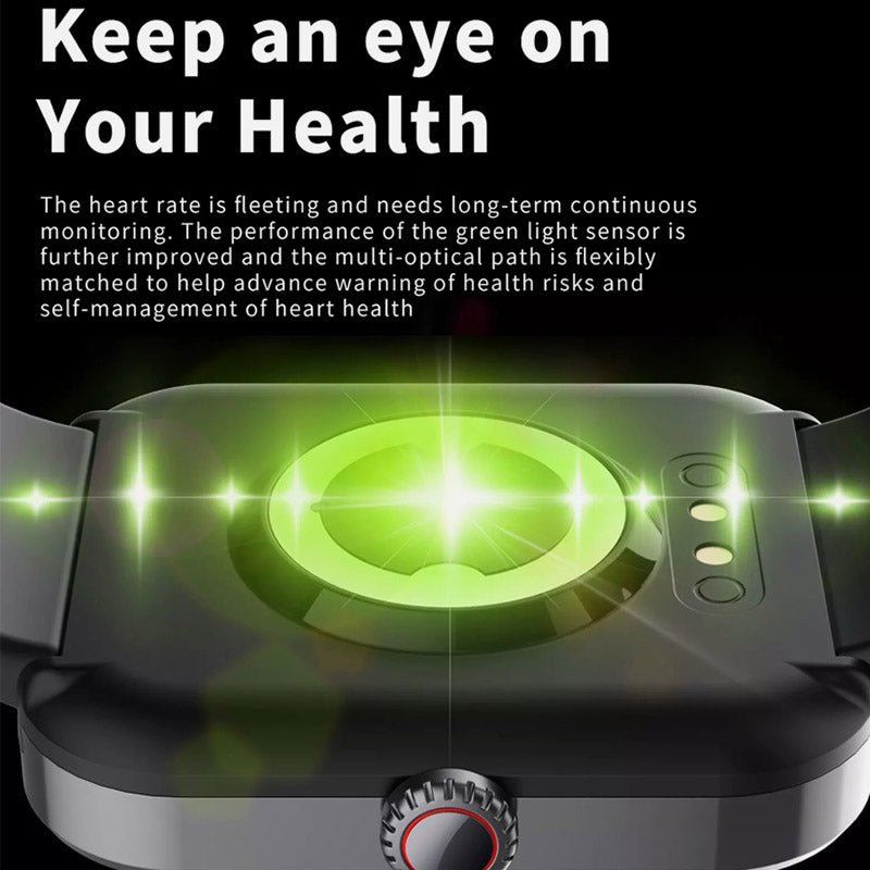 Health Tracker Watch | Heart Rate, BP & SpO2 | Sleep & Activity | 5-Day Battery