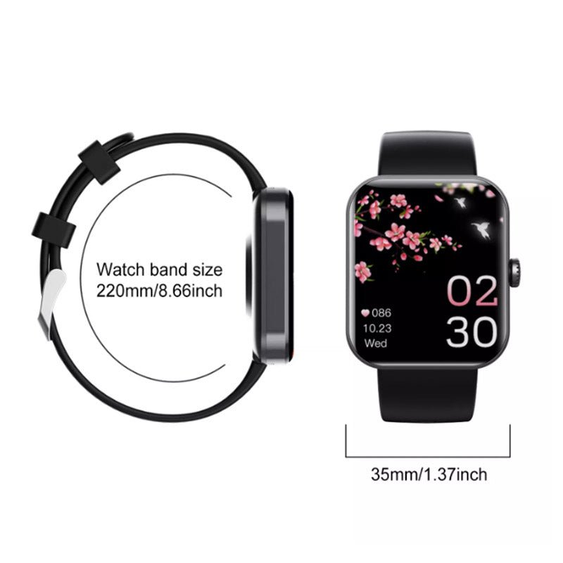 Health Tracker Watch | Heart Rate, BP & SpO2 | Sleep & Activity | 5-Day Battery