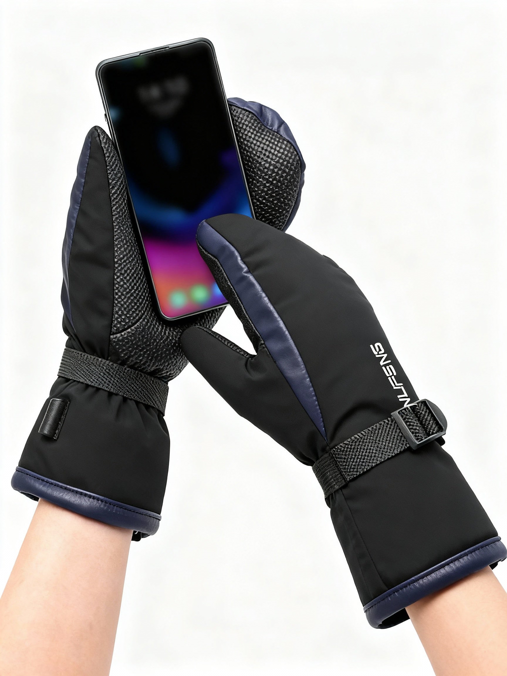 Heated Gloves, Unisex | Dual-Sided Heating | 10,000mAh USB Rechargeable | Waterproof & Anti-Slip