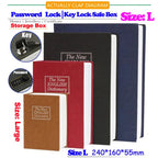 Hidden Book Safe | Locking Diversion Vault | Metal Construction & Includes 2 Keys | Travel Size