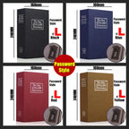 Hidden Book Safe | Locking Diversion Vault | Metal Construction & Includes 2 Keys | Travel Size