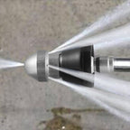 High-Pressure Drain Cleaning Nozzle | Push-Forward Jet Design | Stainless Steel