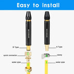 High-Pressure Hose Nozzle | Adjustable 360° Spray | Lightweight Aluminum & Leak-Proof Seal