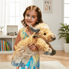 Highland Cow Plush Toy | Super-Soft Huggable | Soft Fabric & Cotton Fill | Gift for All Ages