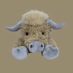 Highland Cow Plush Toy | Super-Soft Huggable | Soft Fabric & Cotton Fill | Gift for All Ages