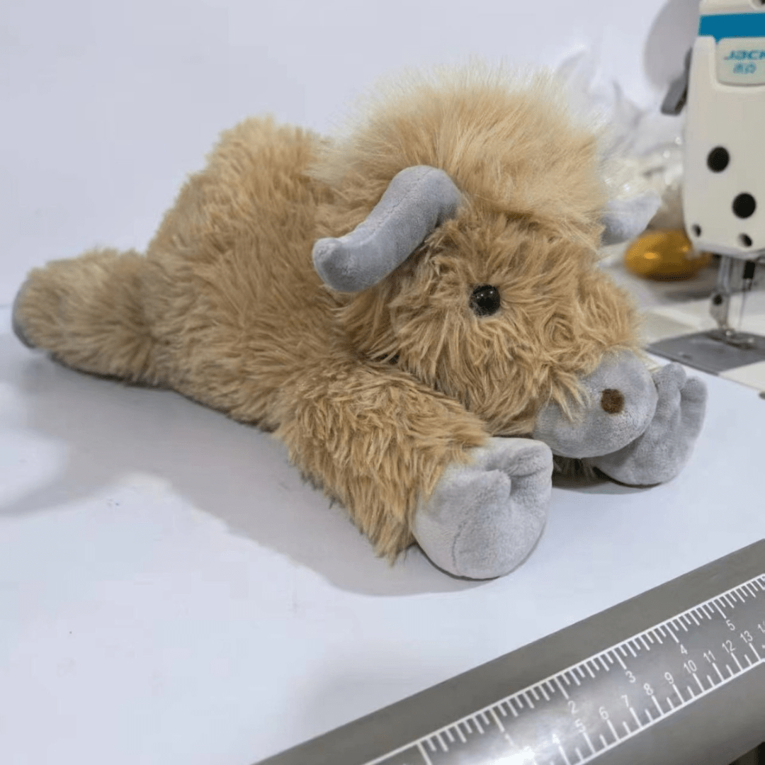 Highland Cow Plush Toy | Super-Soft Huggable | Soft Fabric & Cotton Fill | Gift for All Ages