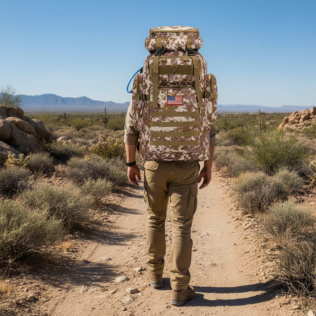Hiking Backpack | Tactical Daypack | 40L Capacity & Durable Fabric | Travel & Camping