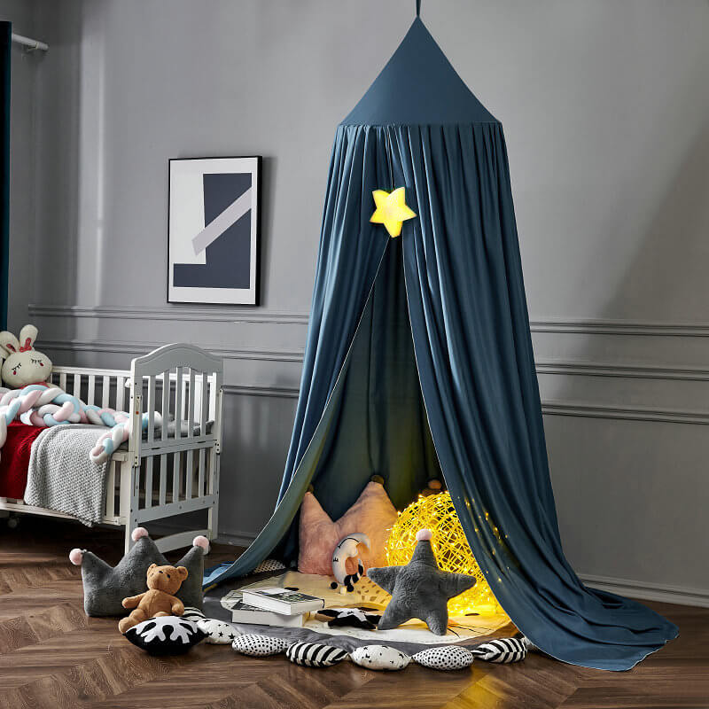 Kids Bed Canopy | Blackout & Breathable Design | Polyester 250cm Height | Cozy Play & Sleep Hideaway