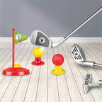 Kids Golf Set (Ages 3-8) | Adjustable Telescopic Clubs | Includes Targets & Tees