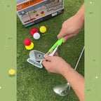 Kids Golf Set (Ages 3-8) | Adjustable Telescopic Clubs | Includes Targets & Tees
