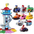 Kids Play Tower Set | Adventure Theme with Vehicles & Figures | Durable Non-Toxic Plastic