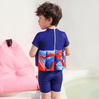 Kids Swim Vest | 3-in-1 Float Vest with Built-In Shorts | Removable Floats | SPF 50+ Sun Protection