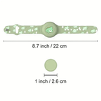 Kids Tracker Wristband | Dinosaur Design | Adjustable Skin-Friendly Silicone
