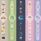 Kids Tracker Wristband | Dinosaur Design | Adjustable Skin-Friendly Silicone