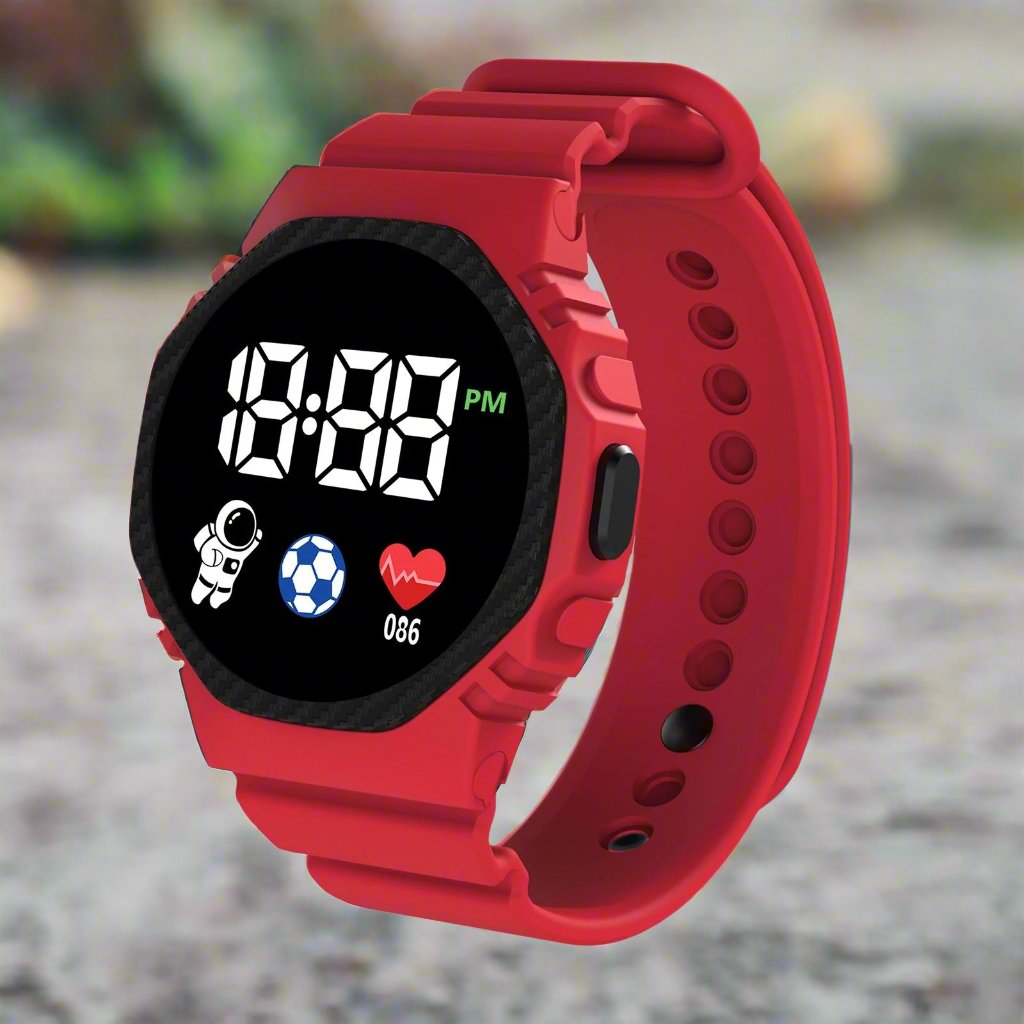 Kids Watch | LED Display & Calendar | Waterproof | Educational