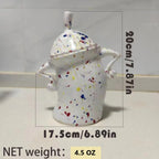 Kitchen Canister | Playful Hands-on-Hips Design | 6.7×7.9 in | Durable Design