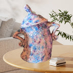 Kitchen Canister | Playful Hands-on-Hips Design | 6.7×7.9 in | Durable Design