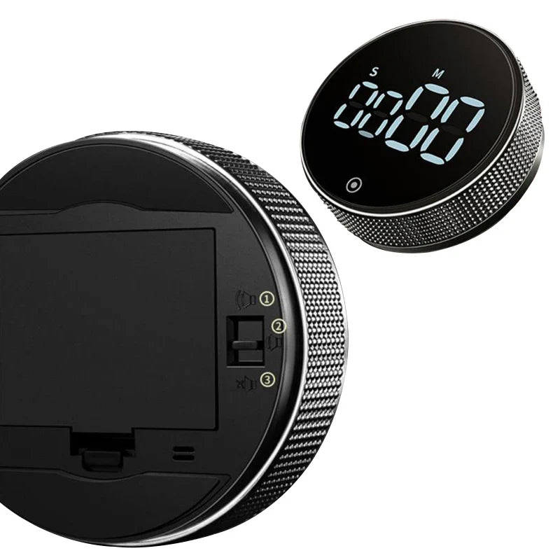 Kitchen Digital Timer | Magnetic Mount | Large Readable Display & Loud Alarm
