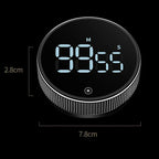 Kitchen Digital Timer | Magnetic Mount | Large Readable Display & Loud Alarm
