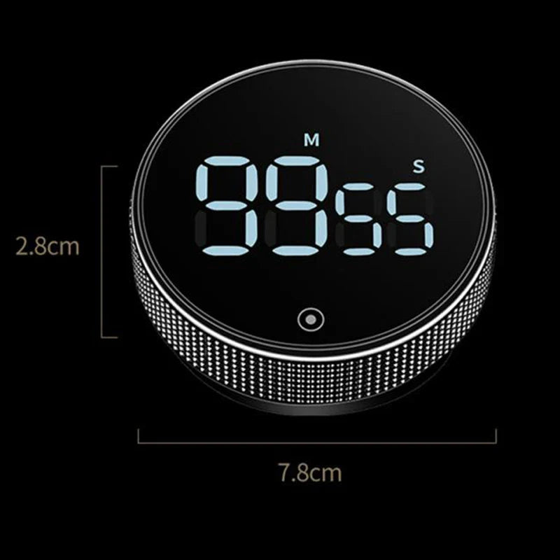 Kitchen Digital Timer | Magnetic Mount | Large Readable Display & Loud Alarm