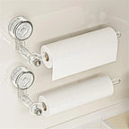 Kitchen Roll Holder | Vacuum Suction Cup Mount & Drill-Free | 180° Rotating Design | Space-Saving