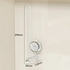 Kitchen Roll Holder | Vacuum Suction Cup Mount & Drill-Free | 180° Rotating Design | Space-Saving