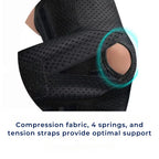 Knee Pads (Unisex) | Spring-Assist Support & Tension Strap | Custom Fit | Pain Relief
