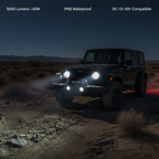 LED Driving Light for Car & 4x4 | Long-Range Spotlight | Aluminum Housing & Mountable
