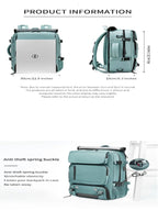 Large Travel Backpack | Waterproof & Anti-Theft | USB Port & Shoe Compartment | Fits 15.6 in Laptop