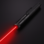 Laser Pointer Torch | Long-Range Adjustable Focus Beam | USB Rechargeable, Key Lock