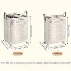 Laundry Basket | Wheeled Foldable Design | Lightweight & Easy-Clean | Space-Saving