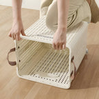 Laundry Basket | Wheeled Foldable Design | Lightweight & Easy-Clean | Space-Saving