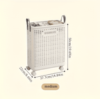 Laundry Basket | Wheeled Foldable Design | Lightweight & Easy-Clean | Space-Saving