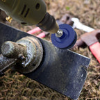 Lawn Mower Blade Sharpener | Drill-Powered | Universal Drill Fit | Durable