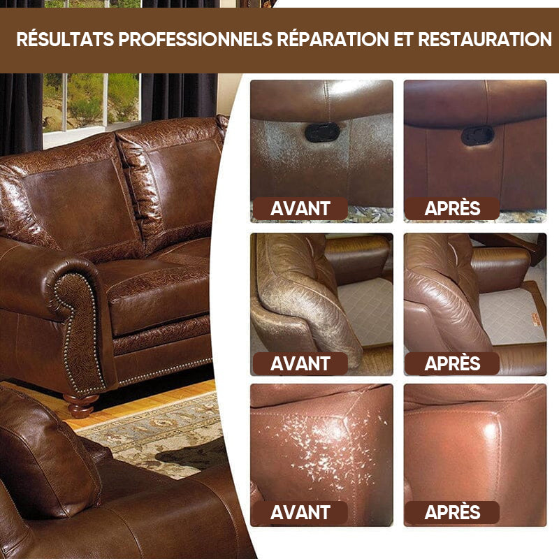 Leather & Faux-Leather Repair Resin | Fast-Dry Formula | Precise Tip & Easy Application