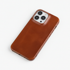 Leather Phone Case | Oil-Wax Finish | Built-In Magnetic Ring | Shock-Absorbent Protection