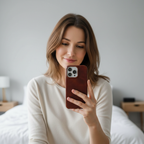 Leather Phone Case | Oil-Wax Finish | Built-In Magnetic Ring | Shock-Absorbent Protection