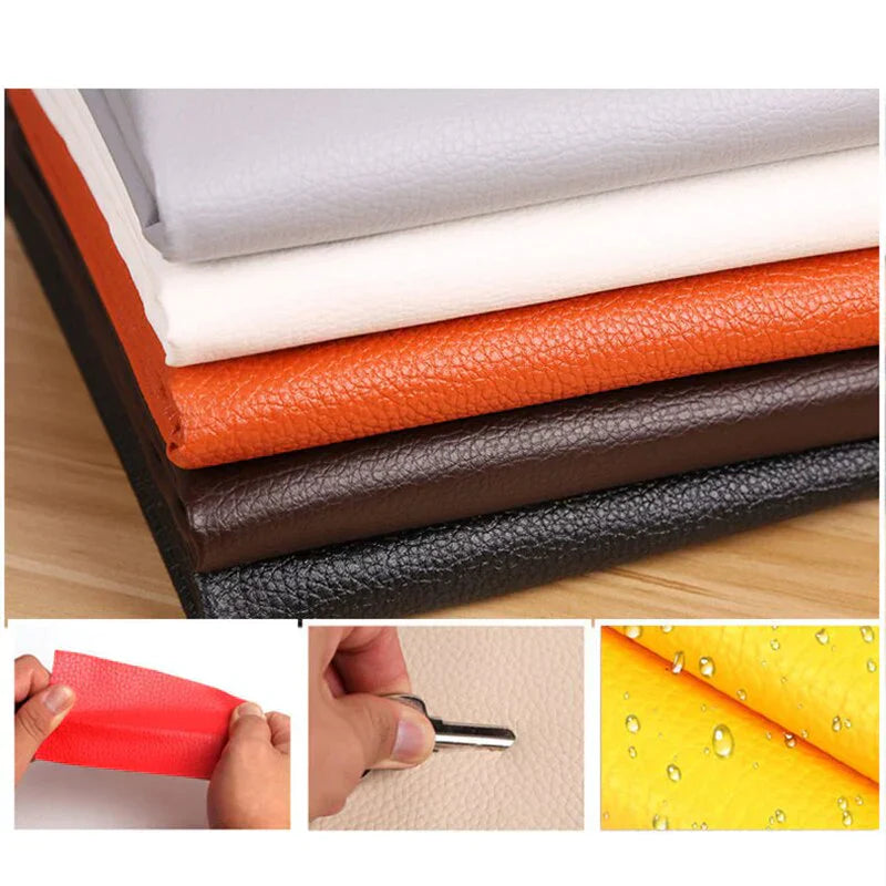 Leather Repair Patch | Self-Adhesive | 50x138 cm | Seamless Finish