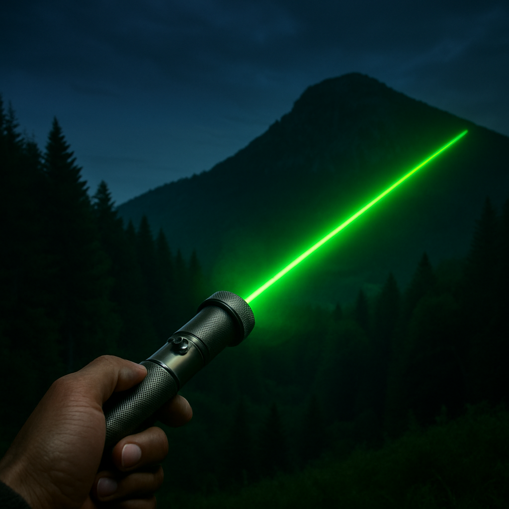 Long-Distance Laser Pointer | High-Power Adjustable-Focus Beam | USB Rechargeable | Portable