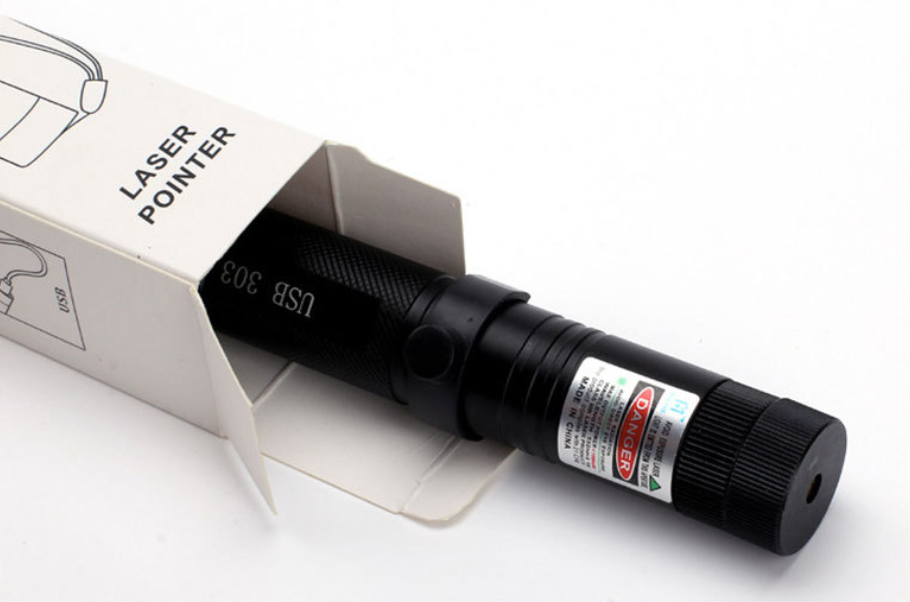 Long-Distance Laser Pointer | High-Power Adjustable-Focus Beam | USB Rechargeable | Portable