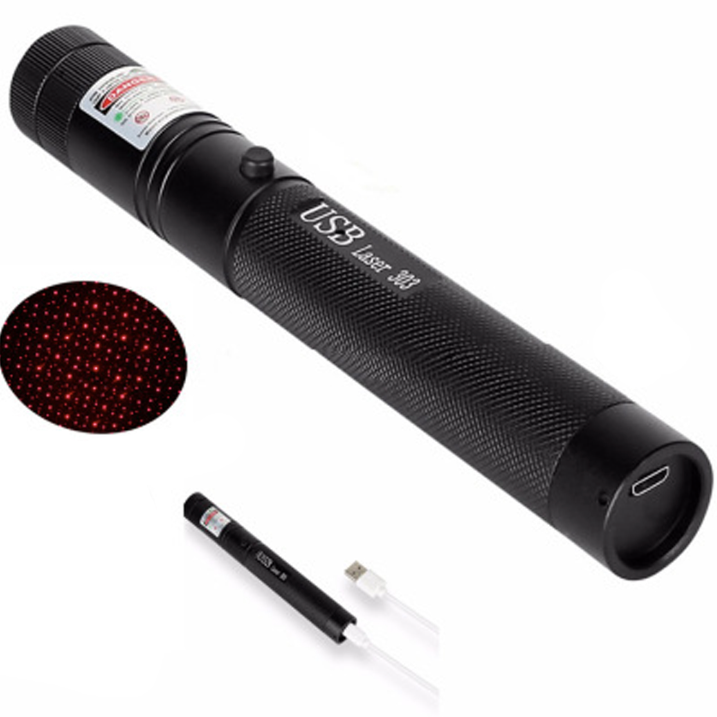 Long-Distance Laser Pointer | High-Power Adjustable-Focus Beam | USB Rechargeable | Portable