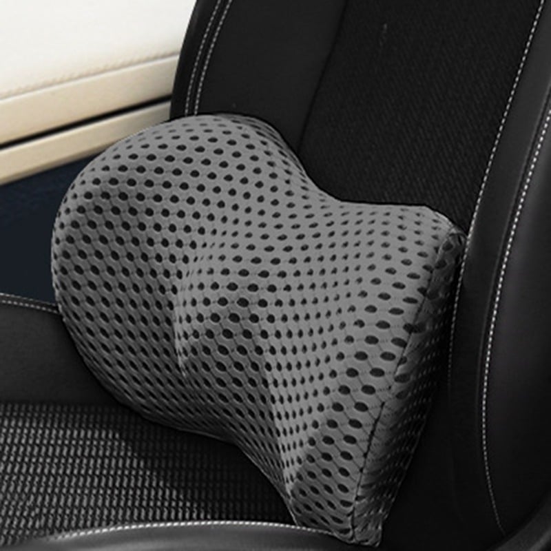 Lumbar Cushion | Orthopedic Memory Foam | Washable Cover & Adjustable Strap | Posture Support