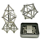 Magnetic Building Set | Steel Sticks & Balls | Creative Construction