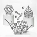 Magnetic Building Set | Steel Sticks & Balls | Creative Construction