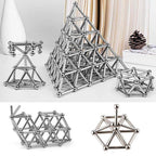 Magnetic Building Set | Steel Sticks & Balls | Creative Construction