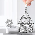 Magnetic Building Set | Steel Sticks & Balls | Creative Construction