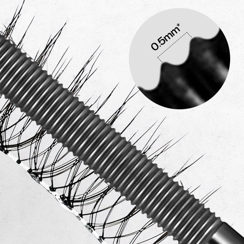 Mascara | Fiber-Rich Curling & Volumizing | Removable Metal Brush | Waterproof & Long-Lasting