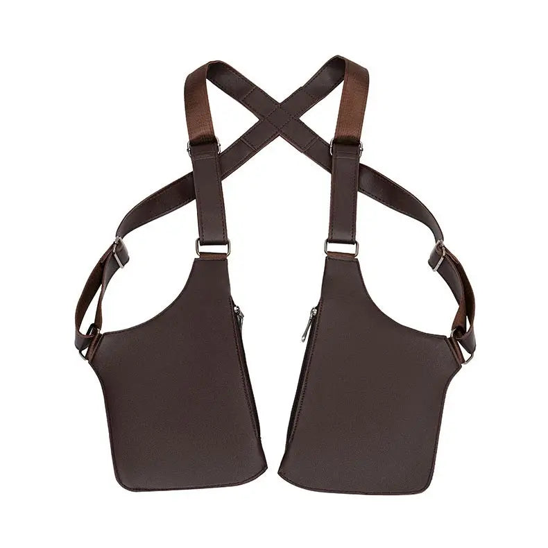 Men's Anti-Theft Shoulder Bag | Tactical & Ergonomic Strap | Water-Resistant Faux Leather