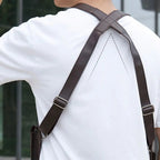 Men's Anti-Theft Shoulder Bag | Water-Resistant | Multiple Compartments | Travel-Ready