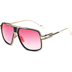 Men's Aviator Sunglasses | 100% UV Protection | Lightweight Metal Frame | Protective Case Included